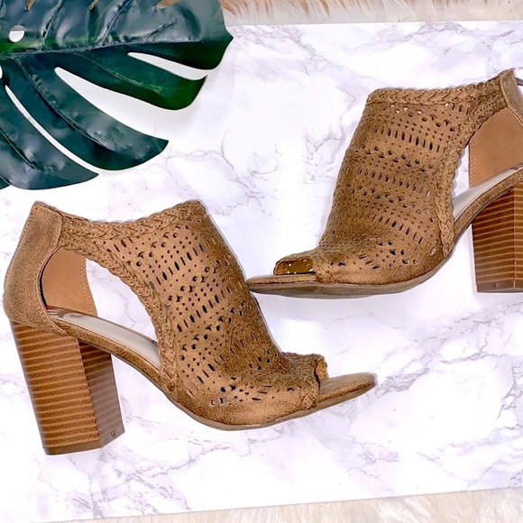 fergalicious open toe booties